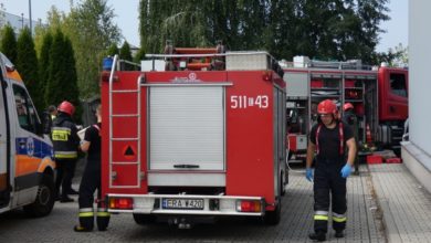 Pożar samochodu dostawczego na ul. Torowej. Auto spłonęło doszczętnie