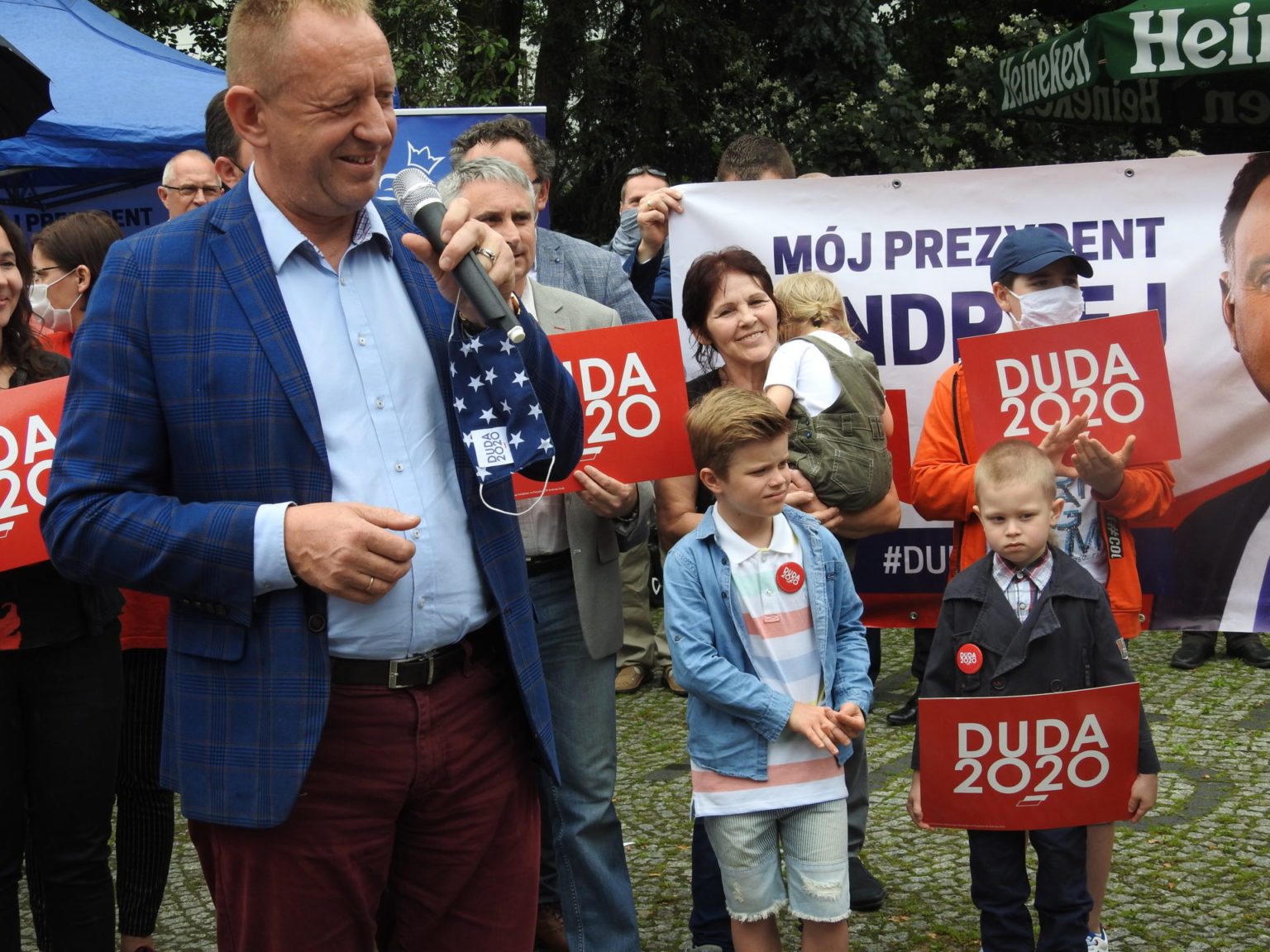 Wiec wyborczy Andrzeja Dudy w Radomsku