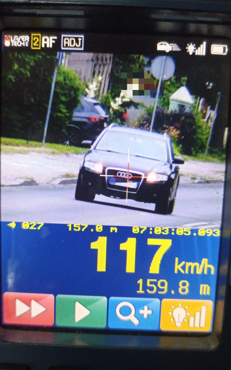Jechał 117 km/h w centrum Radomska