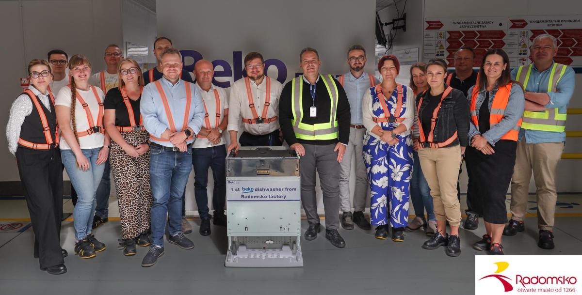 pracownicy BEKO EUROPE strefa radomsko nowa linia zmywarki