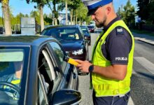 „Trzeźwy poranek” w Radomsku – ul. Brzeźnicka pod kontrolą policji