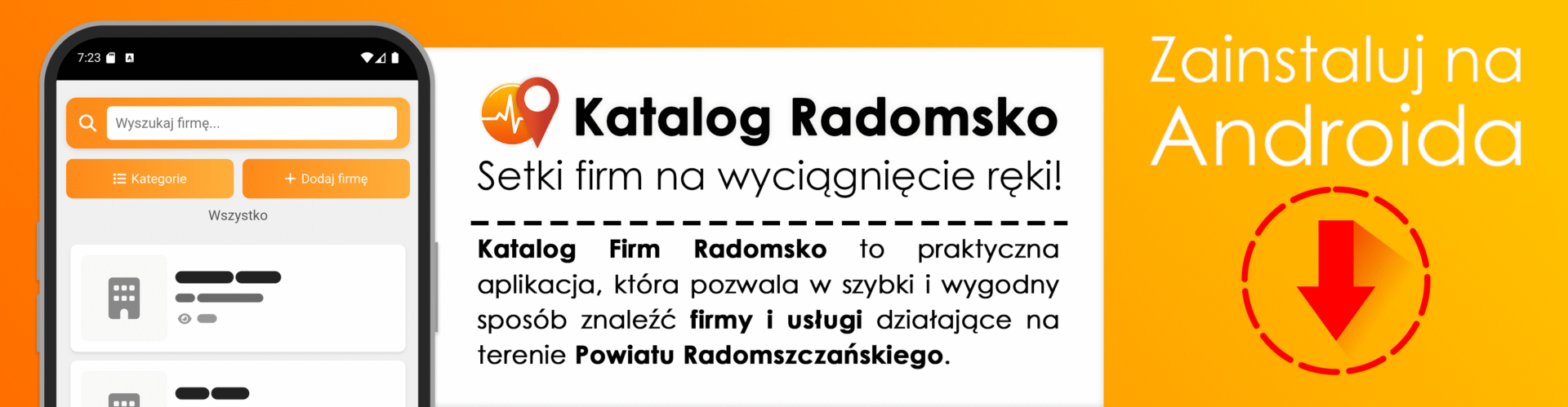 Pobierz aplikację Katalog Radomsko