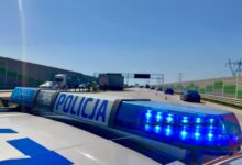 Wystrzał opony w ciężarówce. Duże utrudnienia na A1