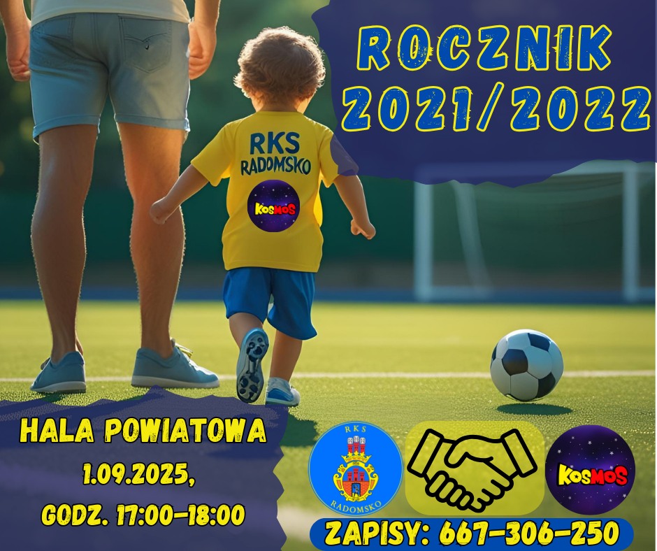 Pierwszy gwizdek dla najmłodszych. Ruszyły treningi rocznika 2021/2022 w Radomsku