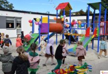 Nowy plac zabaw przy Publicznym Przedszkolu nr 4 już otwarty!