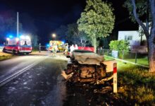 Policyjny pościg za kierowcą BMW zakończony wypadkiem