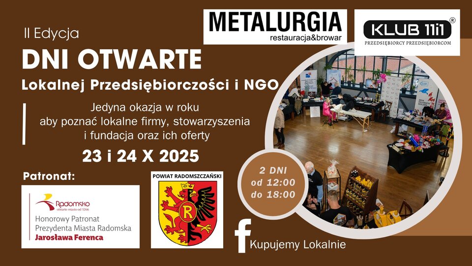 II Edycja Dni Otwartych Lokalnej Przedsiębiorczości i NGO