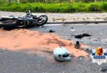 Wypadek na skrzyżowaniu Przedborskiej i Wilsona w Radomsku. Ranny motocyklista