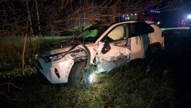 Zderzenie opla i toyoty. Kierowca trafił do szpitala