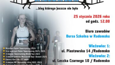 Bieg Dwóch Wieżowców w Radomsku – wyjątkowa sportowa przygoda w ramach 34. Finału WOŚP!