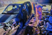 Wypadek w Silnicy. Kierowca został ranny