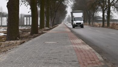 Nowy chodnik przy ul. Reymonta w Strzałkowie