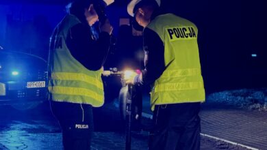 Straciła panowanie nad hulajnogą. Była pijana