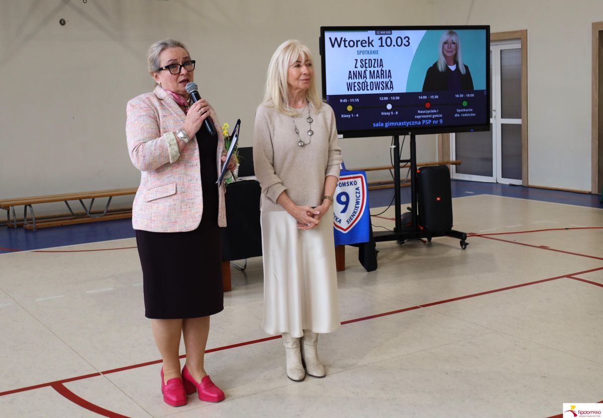 Anna Maria Wesołowska gościem Publicznej Szkoły Podstawowej nr 9