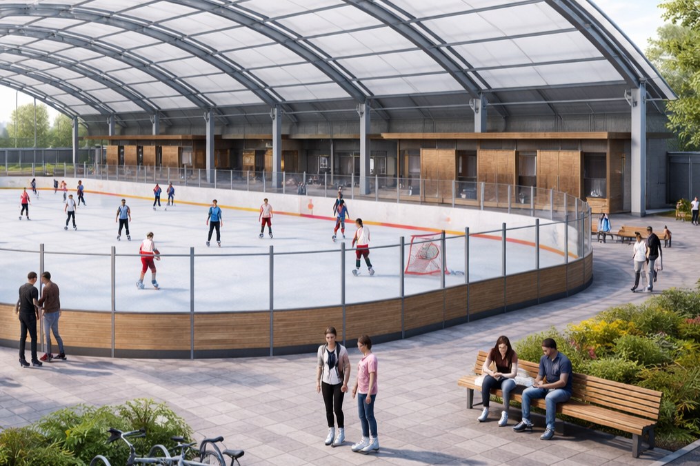 Radomsko zyska lodowisko przy Aquarze – inwestycja za ponad 14 mln zł