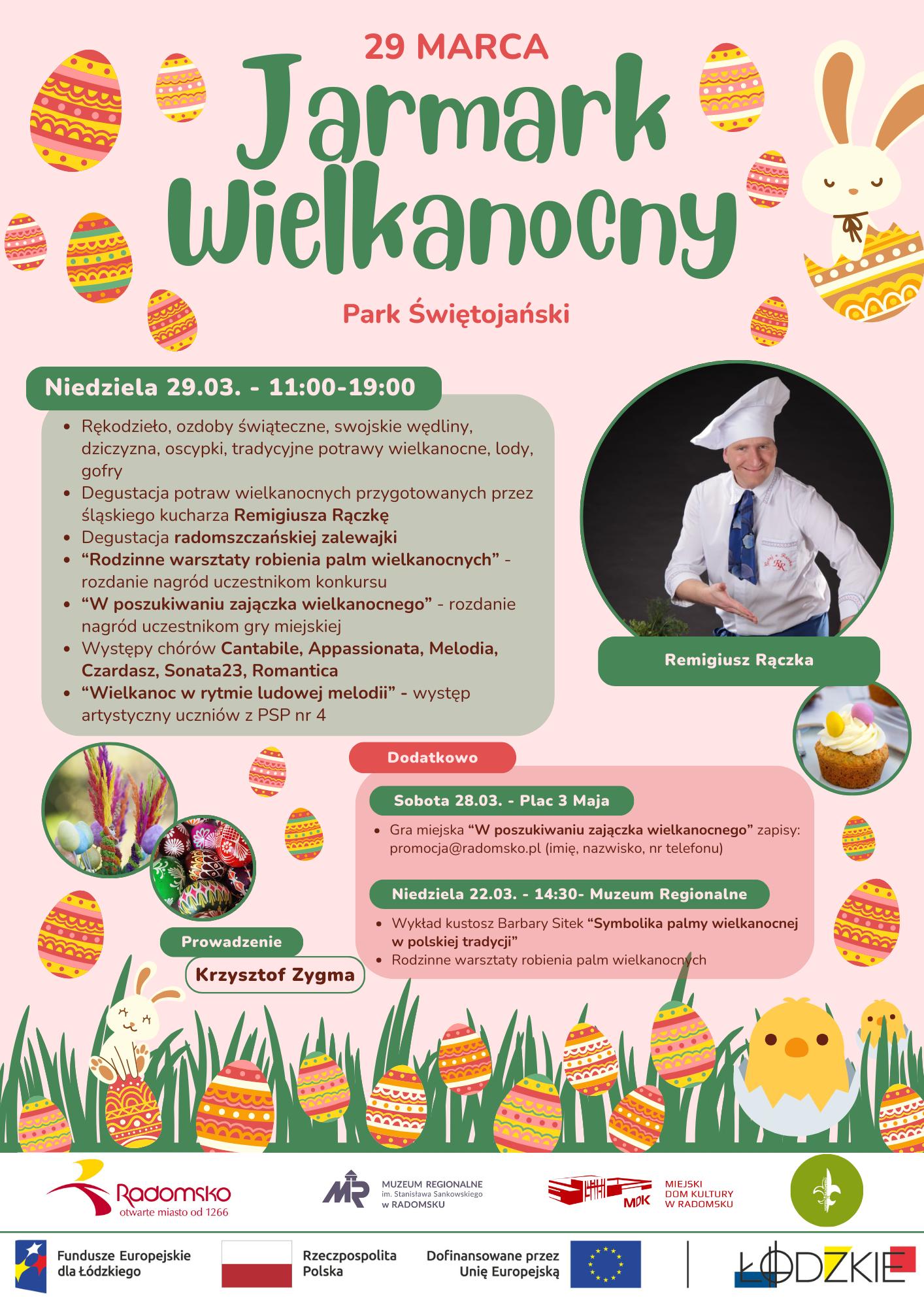 Rodzinne atrakcje i tradycyjne smaki – Jarmark Wielkanocny już 29 marca