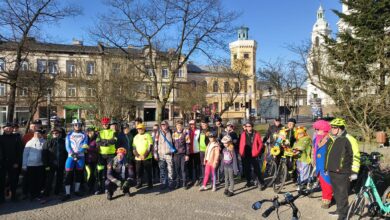 W Radomsku powitali wiosnę na rowerach