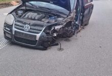 Poranny wypadek na A1. Auto uderzyło w bariery energochłonne