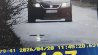 107 km/h w terenie zabudowanym. Policja zatrzymała pirata drogowego