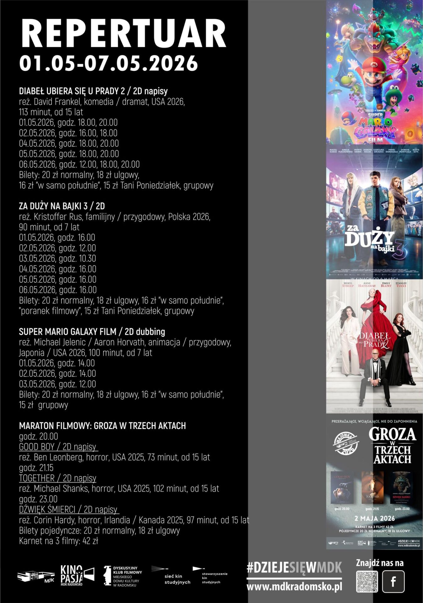 Kino Pasja zaprasza na majówkę. Sprawdź repertuar