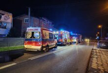 Pożar domu przy ulicy Brzeźnickiej w Radomsku