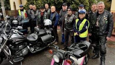 „Zmieścimy się wszyscy” – wspólna akcja policji i motocyklistów w Kietlinie