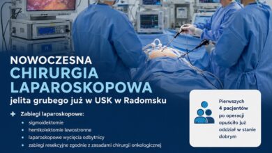 Zaawansowane operacje laparoskopowe rozpoczęte w Radomsku