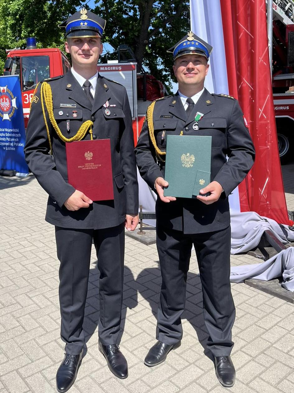 Strażacy z Radomska wśród najlepszych. Doceniono ich za akcję w Puszczy Solskiej