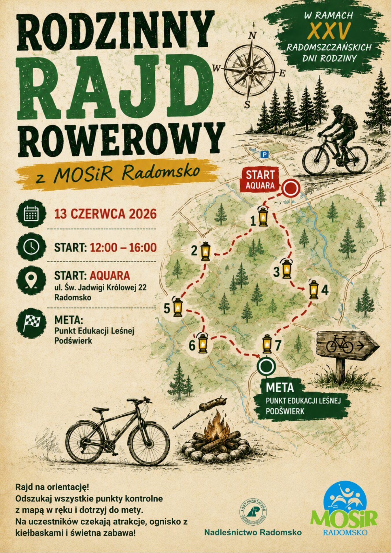 Rajd, ognisko i dobra zabawa. Rodzinne święto rowerzystów w Radomsku