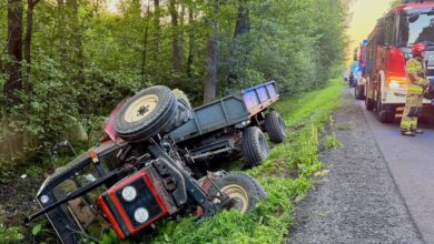 Upał mógł doprowadzić do tragedii. Groźny wypadek pod Radomskiem