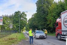 Akcja „Trzeźwy poranek” w Radomsku. Policja skontrolowała 30 kierowców i rowerzystów