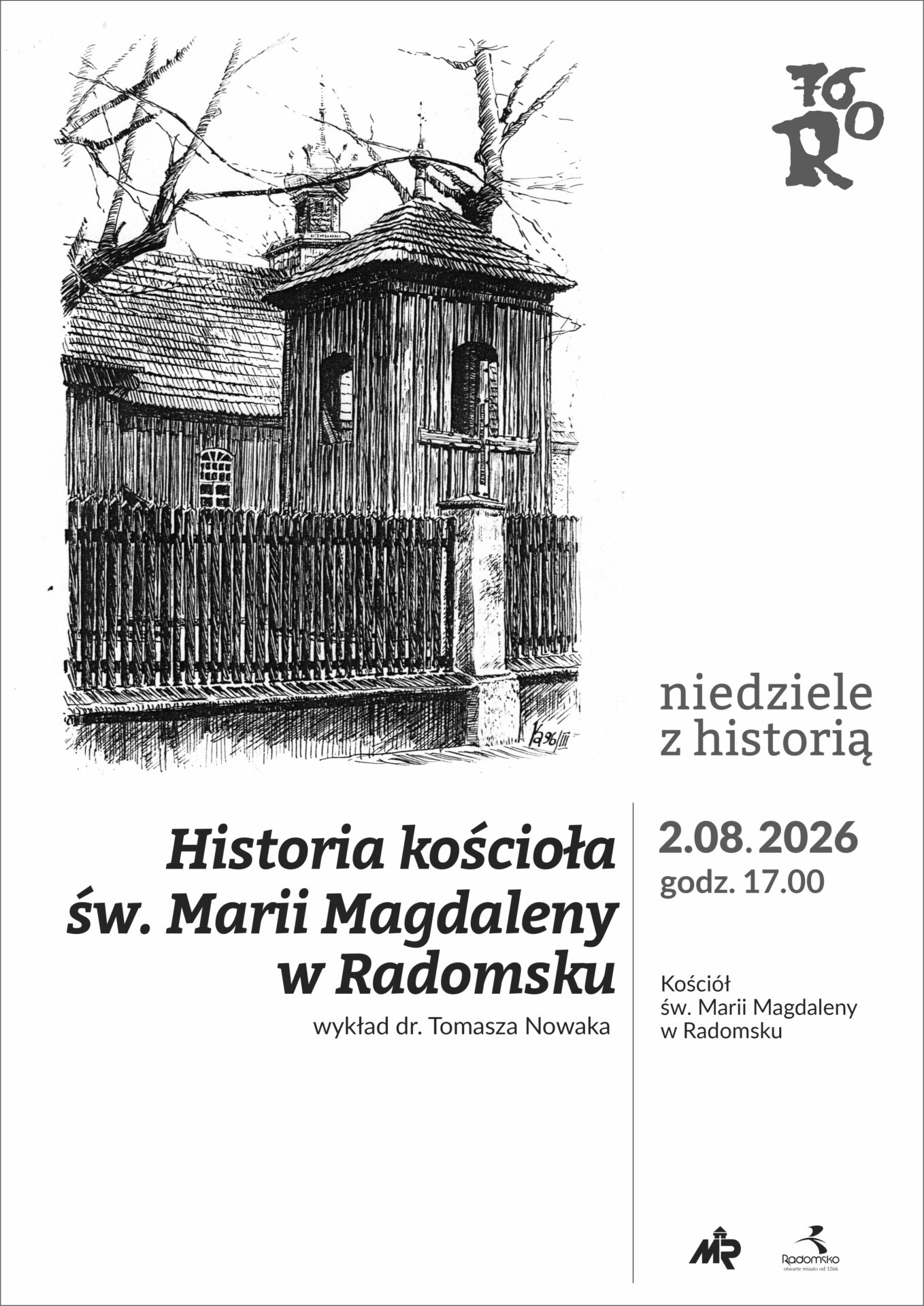 Historia kościoła św. Marii Magdaleny tematem kolejnej „Niedzieli z historią”