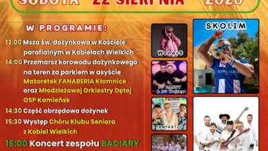 Baciary, WonerS i Skolim. Tak zapowiadają się dożynki w Kobielach Wielkich