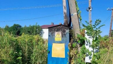 Pożar transformatora w Kolonii Lgota. Na miejscu trzy zastępy straży pożarnej
