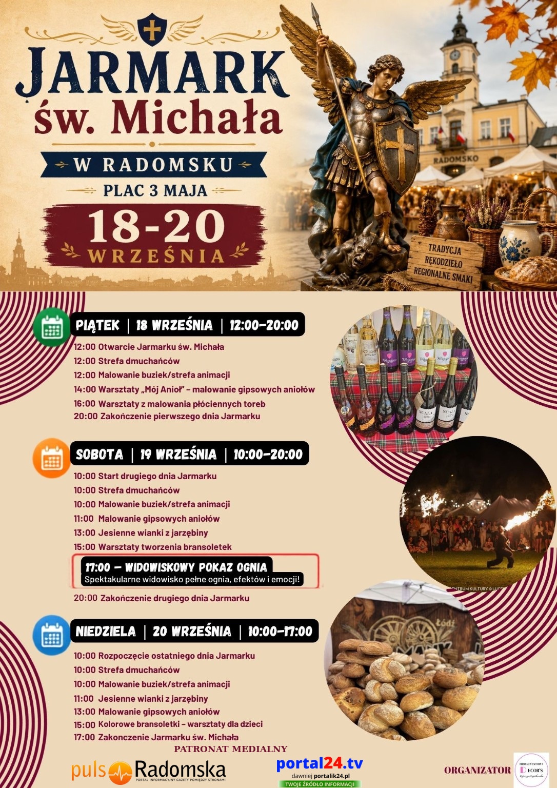 Jarmark św. Michała w Radomsku już w ten weekend! Trzy dni atrakcji na Placu 3 Maja