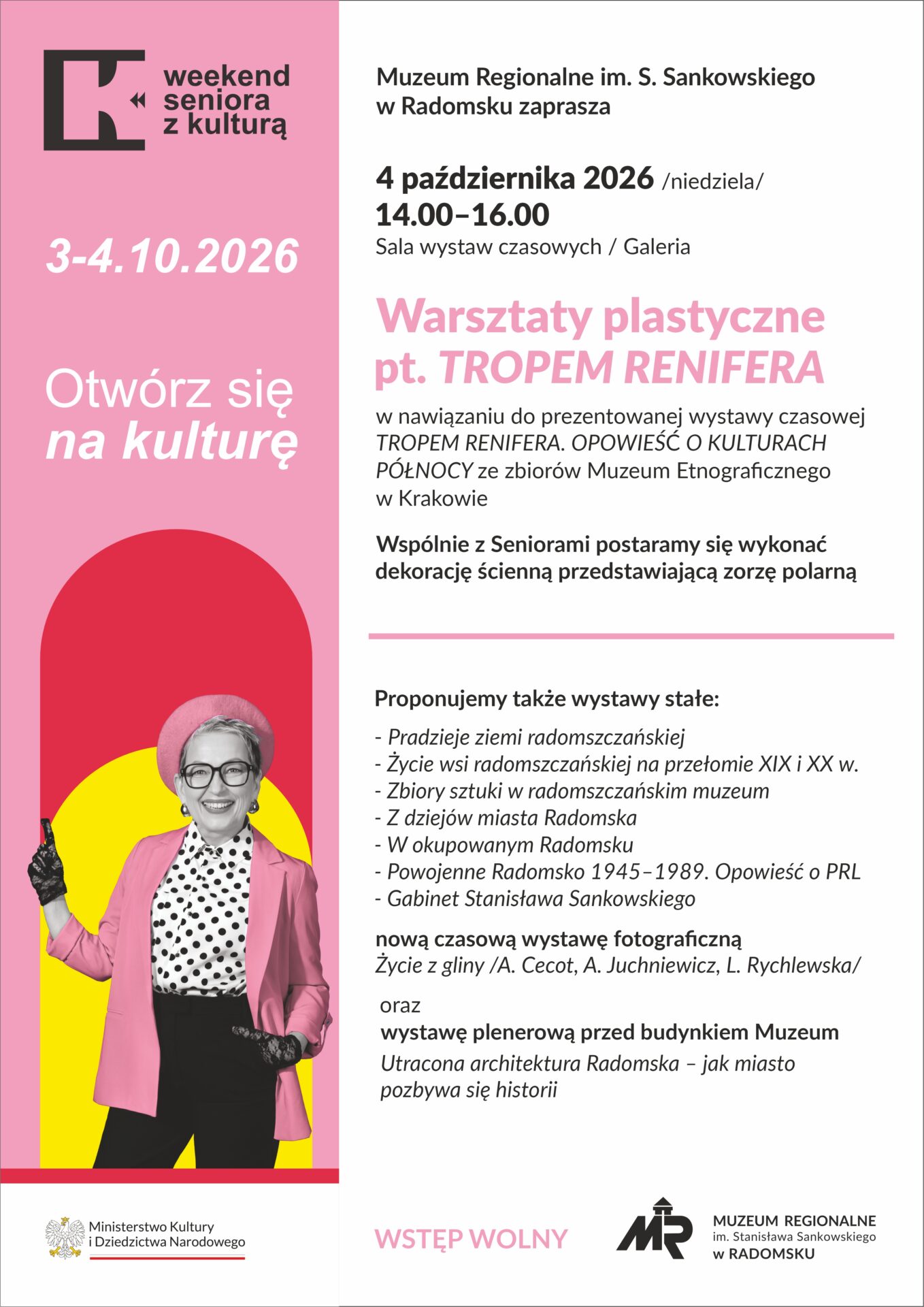 Seniorzy z kulturą. Muzeum Regionalne w Radomsku zaprasza na wyjątkowe spotkanie