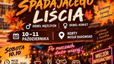 Jesień na kortach. Radomszczański Turniej Deblowy „Spadającego Liścia” już w październiku