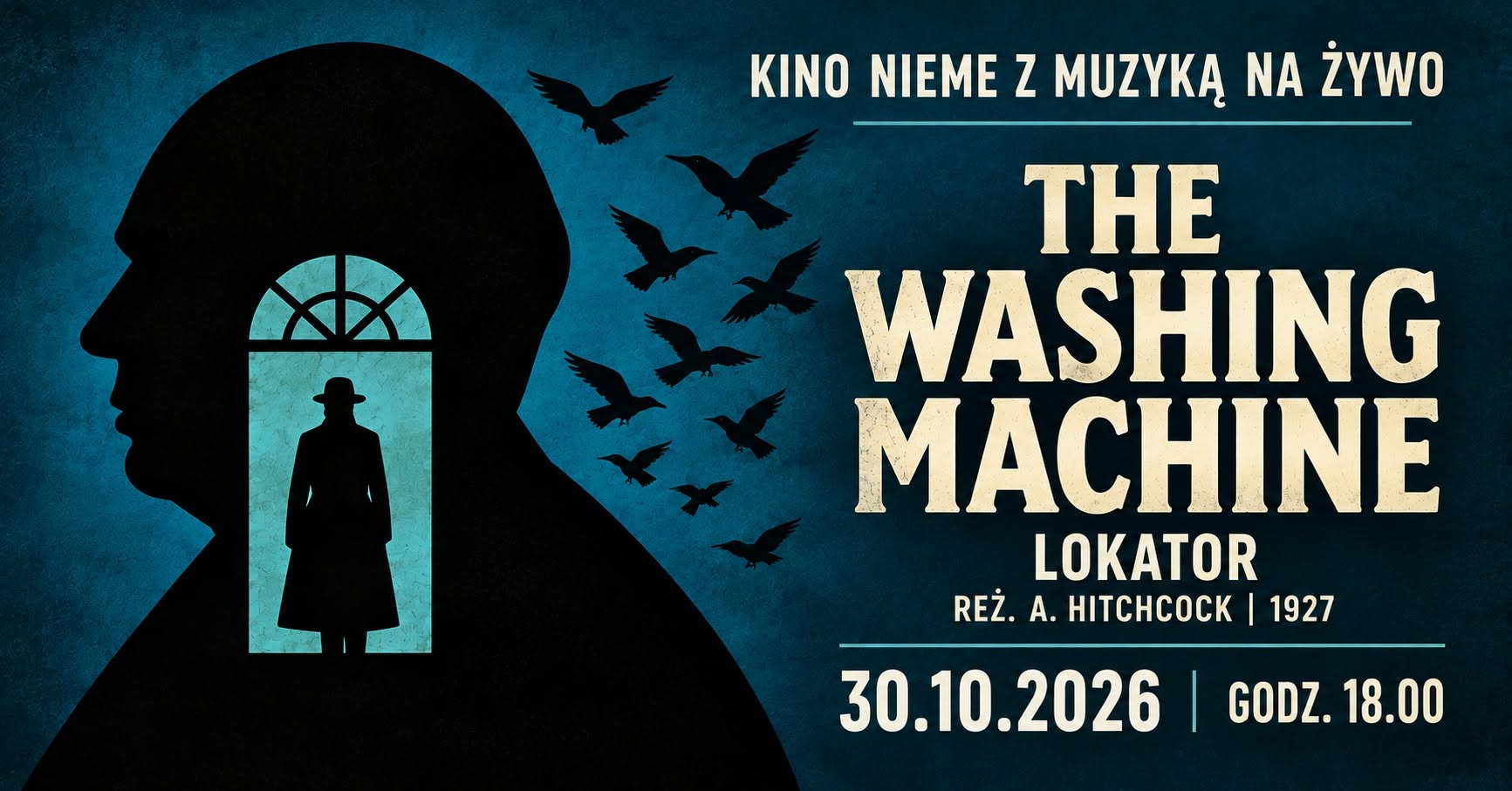 „Lokator” Hitchcocka z muzyką na żywo. Wyjątkowy seans w MDK w Radomsku