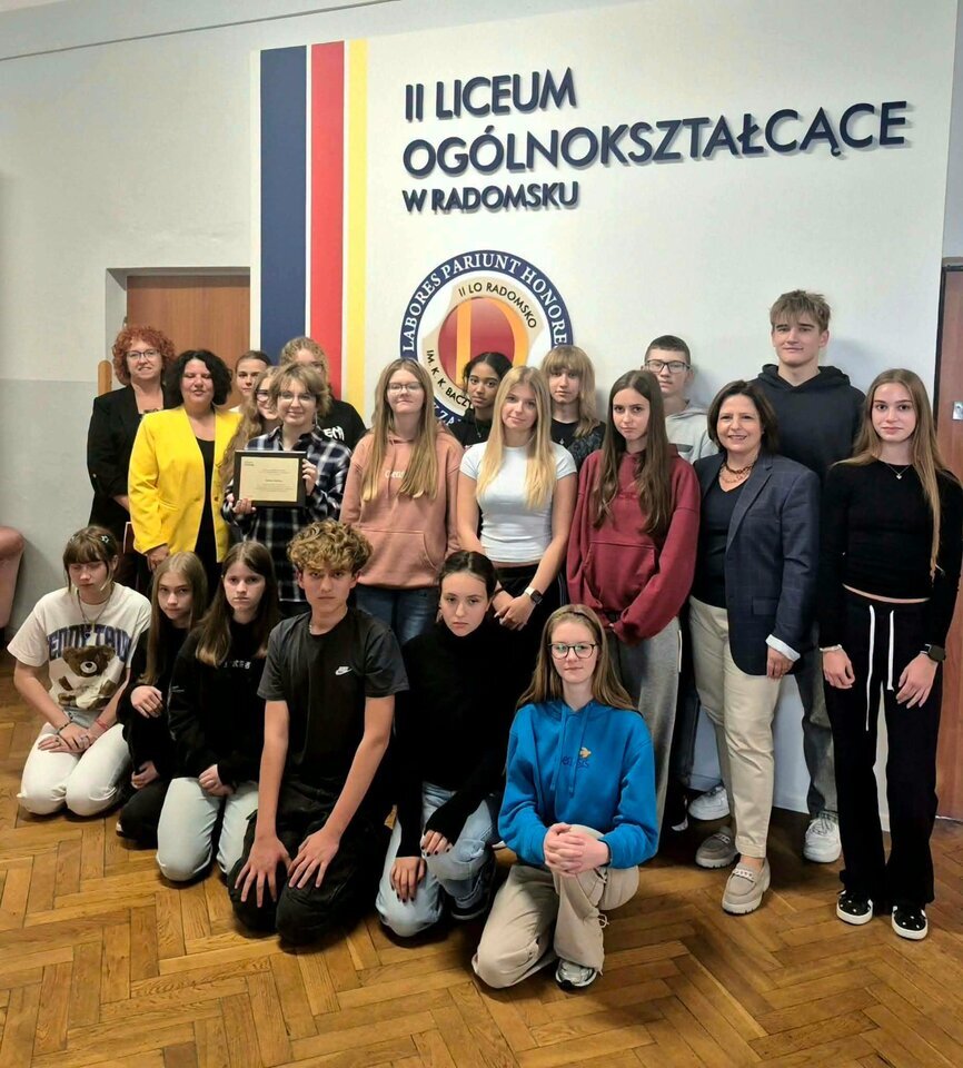 II LO w Radomsku z prestiżowym tytułem „Szkoła Dialogu”